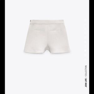 Zara White Shorts size L